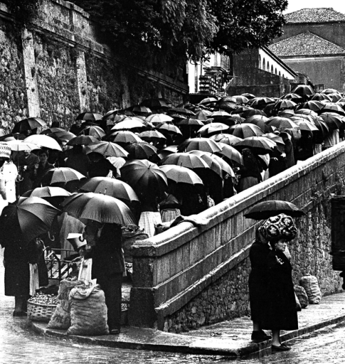 Jean Dieuzaide: Mercado, Santiago de Compostela, Spain, 1961