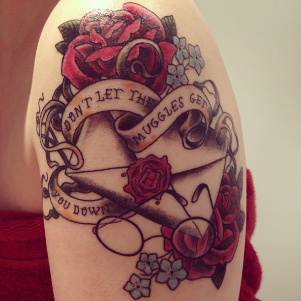 longbottomscardigan:  It’s still healing but I couldn’t resist! Harry Potter