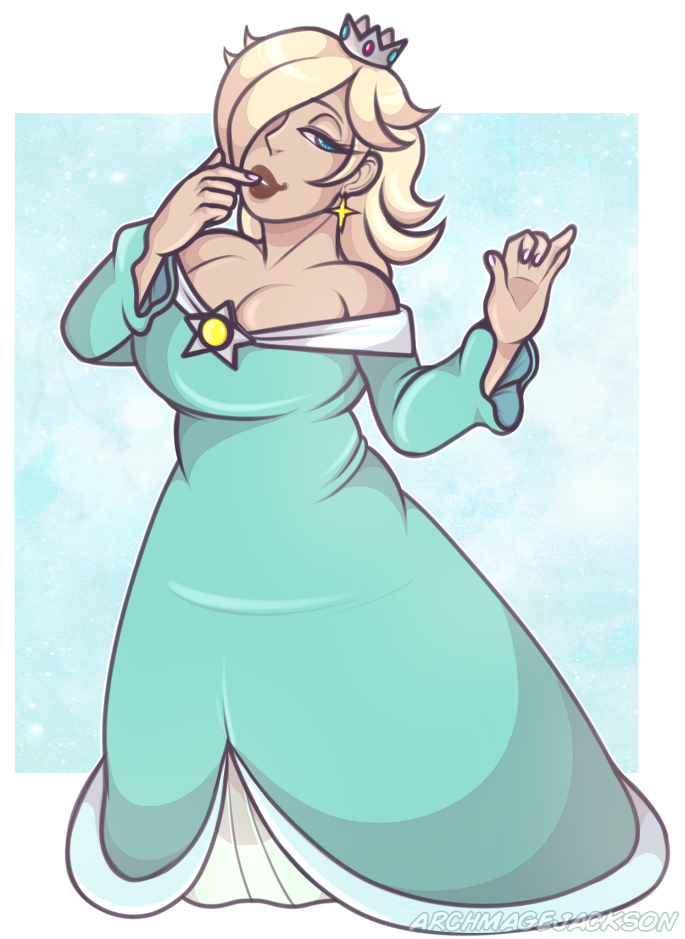 archmagejackson:  Older art of my favorite Nintendo Princess, Rosalina.   ;9