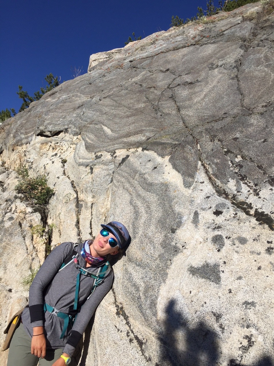 wackestoned:  Tbt pluton mapping in Rock Creek, CA. A summer day of mafic enclaves,