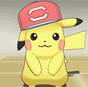 chasekip:Future event Pikachu with Ash’s hat from each season