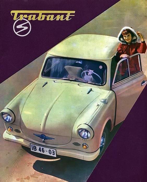 DDR Reklame — Der Trabant P50 oder auch Trabant 500 ist der...