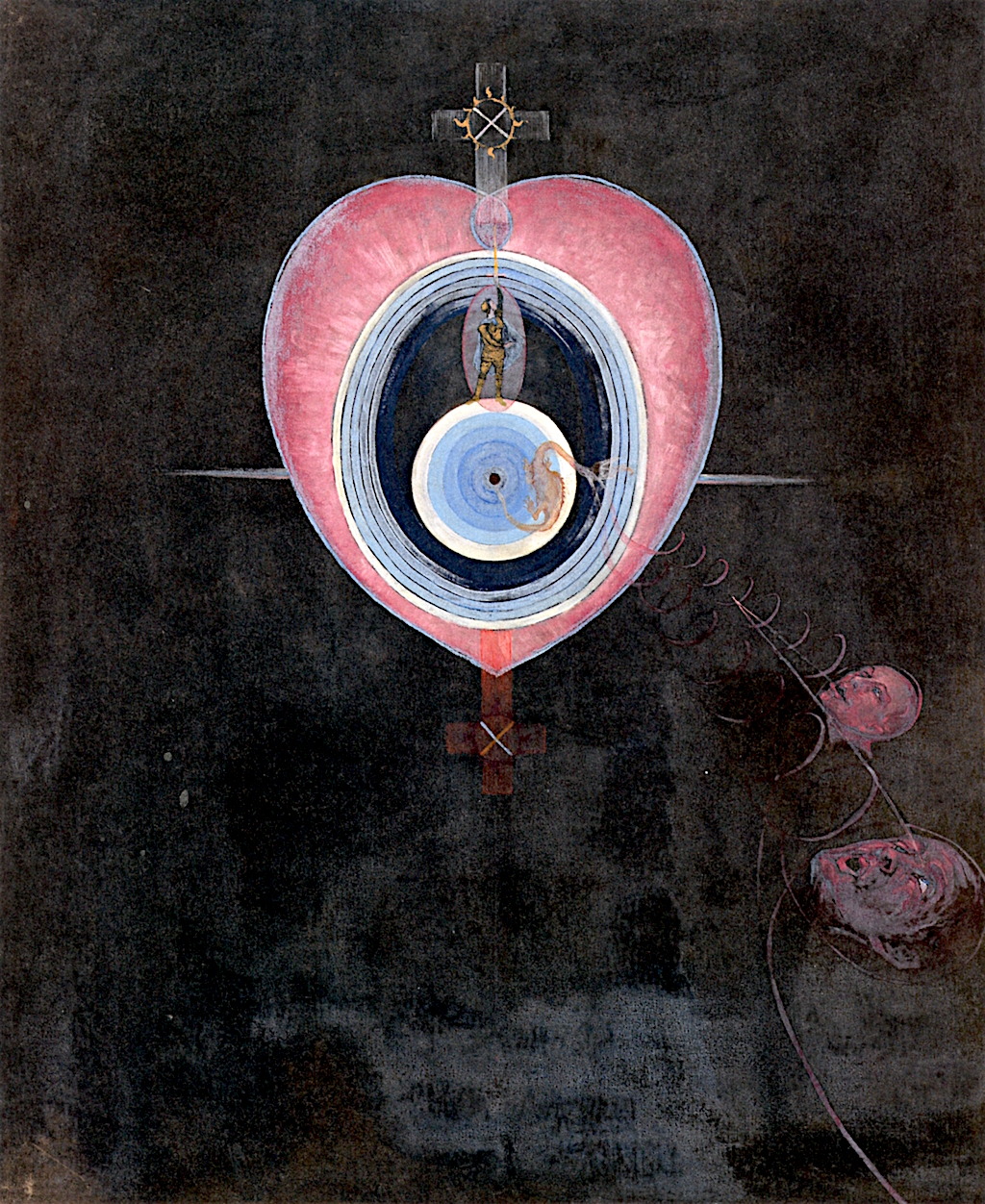 dappledwithshadow:  The Dove, No. 09, Group IX/UW, No. 33Hilma af Klint - 1915 Private