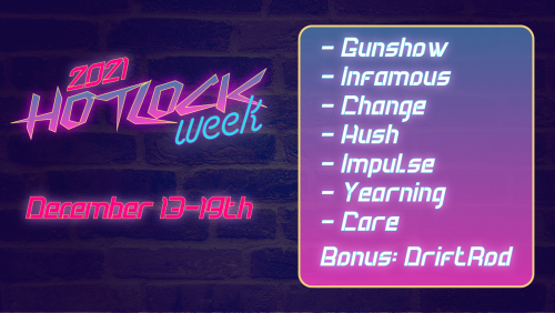  Whew!! Here we are!! This year’s amazing prompts! Everyone get ready for Hotlock Week 2021!! 