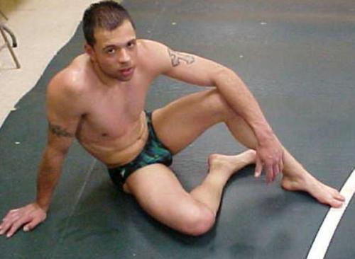 movimuswrestling:  Sandro Vinnari asked to wrestle Bobby Baker.   Bobby is tall, lanky, strong with major attitude.  He hates to lose a match and will do whatever it takes to win.  Sandro is a very skilled submission wrestler.   Sandro dominates