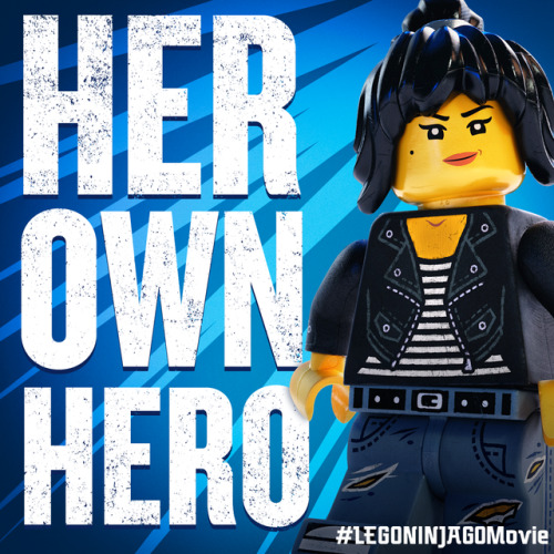 She doesn&rsquo;t need a hero, she&rsquo;s her own hero. #LEGONINJAGOMovie in cinemas FRIDAY!