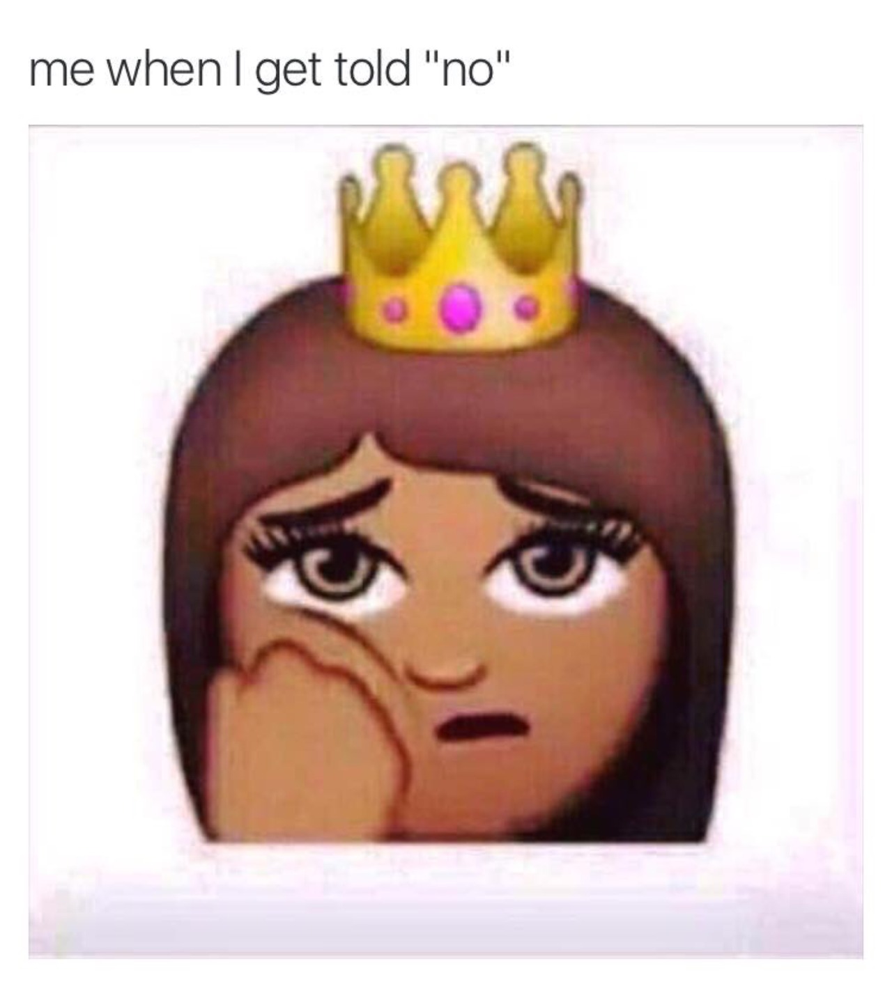 sillykittyzoe:  This is me when daddy tells me no😜