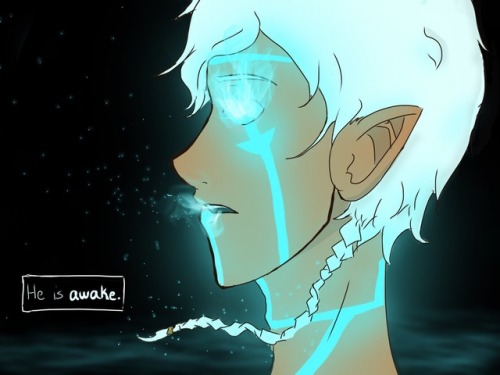 Altean Healing Pod Lance awakening scene closeup. Would you guys want to see more w/ other paladin