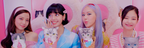 ꒰ blackpink headers ꒱ Ice Cream MV — like or reblog ; if you save/use