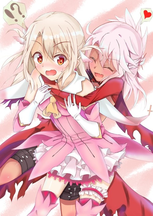 fate-stay-knights: moehi: 姉妹 [Sister] Illya &amp; Chloe