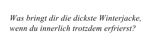 Versagerin mit Stil.