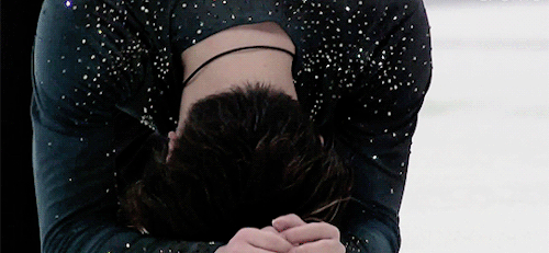 shomasuno:shoma uno reacts after his free skate performance, coming back from 4th place in the short