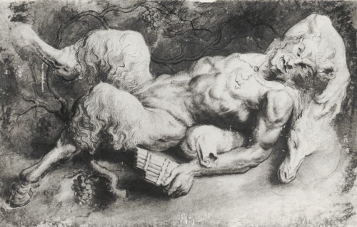 Le repos de Pan. Art by Pierre Paul Rubens.