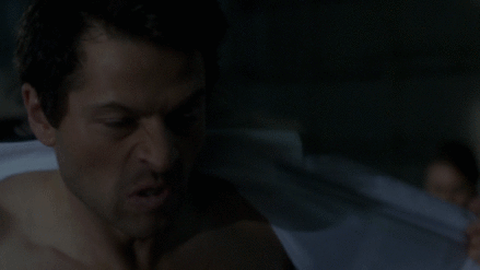 destielholyfuckinghell:  super-psychic-paper:  friendly reminder that misha collins actually HAD a shirtless episode  Imagine the makeup artist who got to do that on his naked chest for who knows how long 
