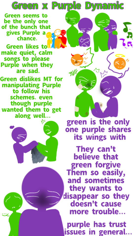 Green X Purple Dynamic: