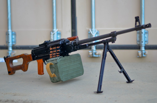 Russian PKM General-Purpose Machine Gun “Pulemyot Kalashnikova,” (Kalashnikov&rsquo;