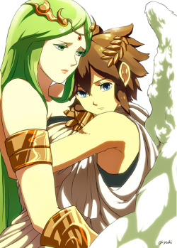 alleycatproductions:  Pit and Palutena By