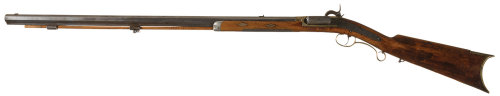 Percussion Harmonica Rifle crafted by Johnathon Browning, father of John Browning, and also carried 