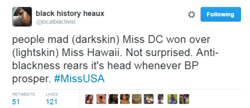 nevaehtyler:Black Miss USA is everything!
