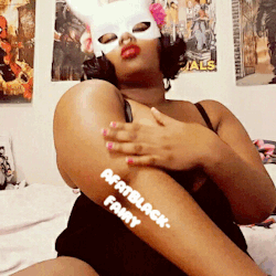 afatblackfairy:  afatblackfairy:  Bunni Plays~ 🐰💕  Video Length: 11 min 45 sec (Quality of video is better than gifs)  Price: I lowered the price down to 50$, if you can afford it then message me. I don’t like time wasters or bullshitters  Summary: