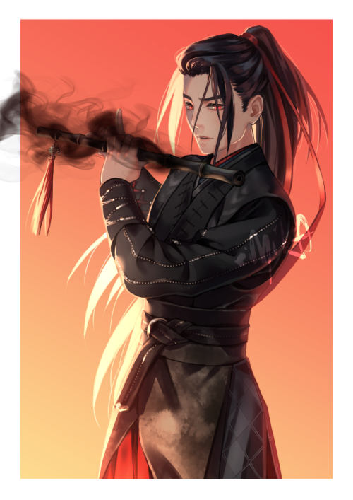 artistemika: Wei Wuxian is done. I’m gonna do Lan Zhan next ♥ ※ Do not use, edit, or re