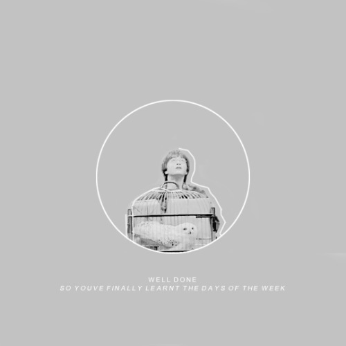 deadgwen:“yeah, you can have a word,” said harry savagely. “ goodbye.” | [for @cindurellas]