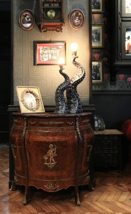 Set Of Two Handmade Tentacles Desk Lamps by M. MariartyAvailable here : ETSY