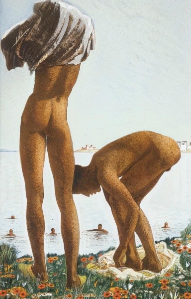 gayartists:Bathers (1938), François Louis Schmied  