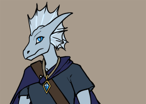 Silver Dragonborn Sorcerer with Draconic Bloodline