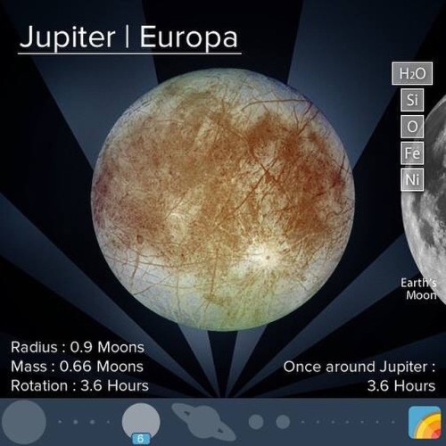 Jupiter’s sixth moon, and the second of the Galilean satellites, is covered in a blanket of wa