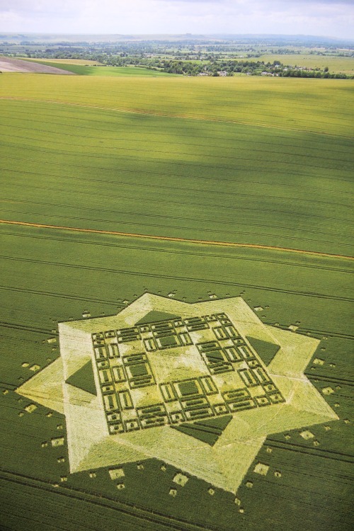 age-of-awakening:  sola-may:Crop circles are positive messages from benevolent ET races.Watch a video on decoding them below, it will answer many questions.http://www.youtube.com/watch?v=N0k7C8saTOYMany blessings. NOOOO THEYRE ALL HUMAN MADE not hard