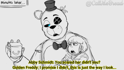 🐙 MargoGamer 🍄 on X: Abby Schmidt and her big brother Golden Freddy! # FNAF #FNAFMovie #fnaffanart #Golden_Freddy #Abby_Schmidt   / X