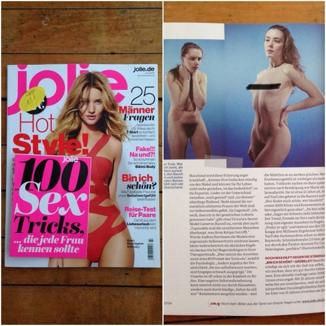 Gracie Hagen is featured in German magazine “Jolie”. They chose our pictures