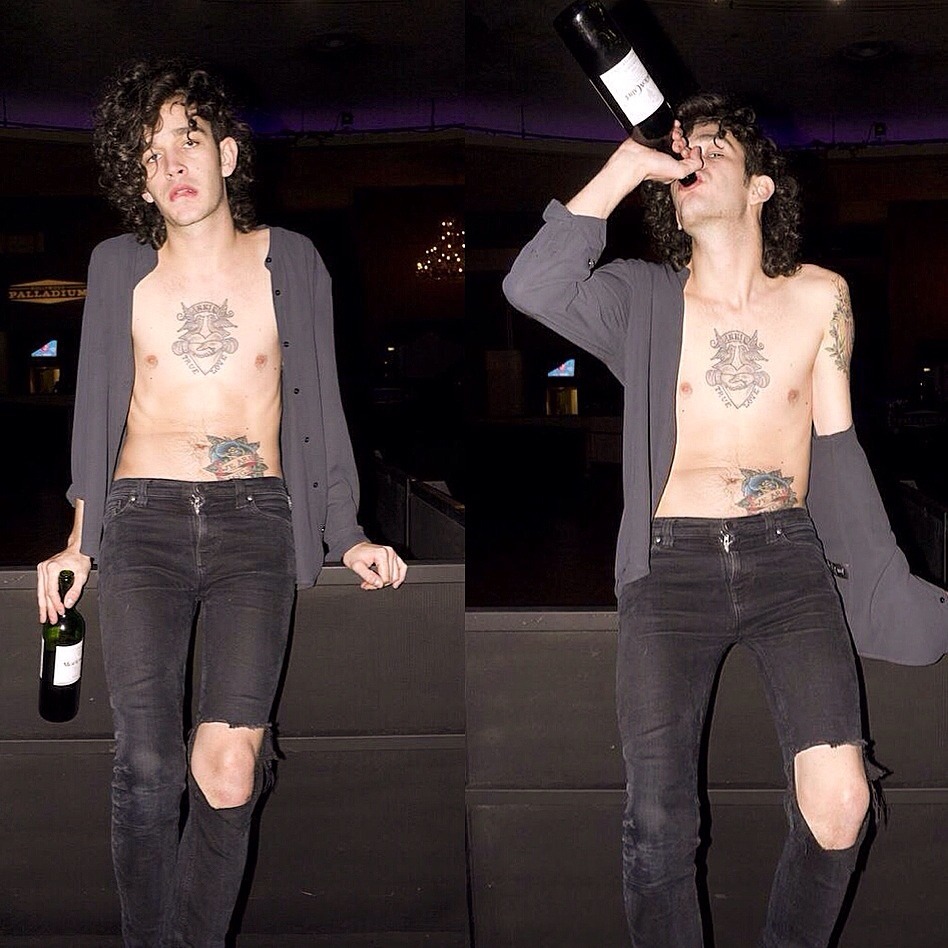 matt-healys-girlfriend:  I came upon this picture of Matty after the Hollywood Palladium