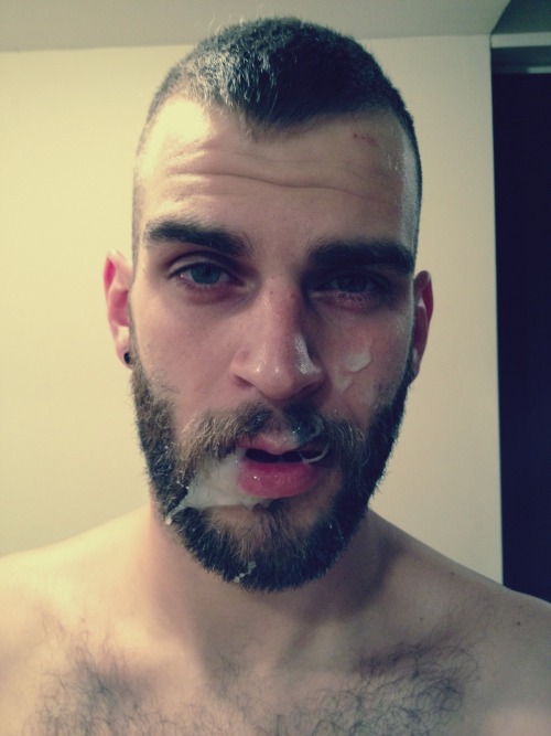 abeardedboy:hey this is all of me!!!more horny cum facials on my:www.onlyfans.com/abeardedboy