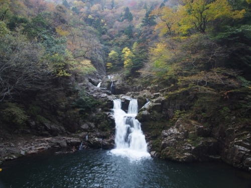 The Sandantaki Falls, Sandankyo Gorge 2016 Autumn, OLYMPUS E-M5Akioota-cho Yamagata-gun Hiroshima pr
