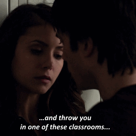  That’s why I love him so much. He’s sexy and sometimes bad/evil and good at heart at the same time and smart, wild, passionate, intense. I love how he loves Elena. He’s so protective about her and Jer and even ‘bout Stefan. I hate they broke