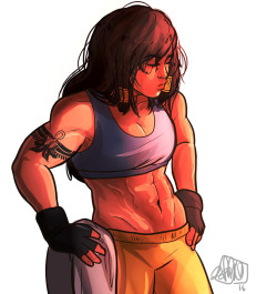 jen-iii:  For @theivorytowercrumbles, yes, yes I have thought about drawing buff Pharah. Immensely.  