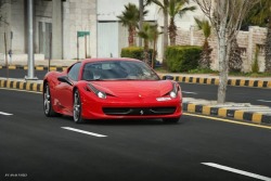 arabcarsblog:  Ferrari 458 Italia ❤️ 📸 @anasmhf . Owner: @moutazsalameh1 . . . . . . . #arabcars #jordancars #dubaicars #dubai #jordan #cars #ferrari #ferrari458 #redcar #valentines #valentine #valentinesday #v8 #v10 #sportcars #musclecars #ferrari_world