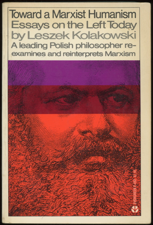 jellobiafrasays: Toward a Marxist Humanism (1979 ed., cover design by Roy Kuhlman)