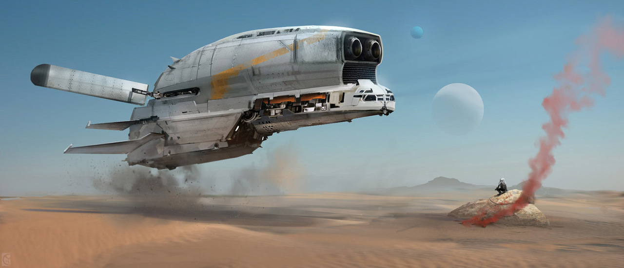 this-is-cool:  The impressive science fiction concept art and illustrations of Clinton