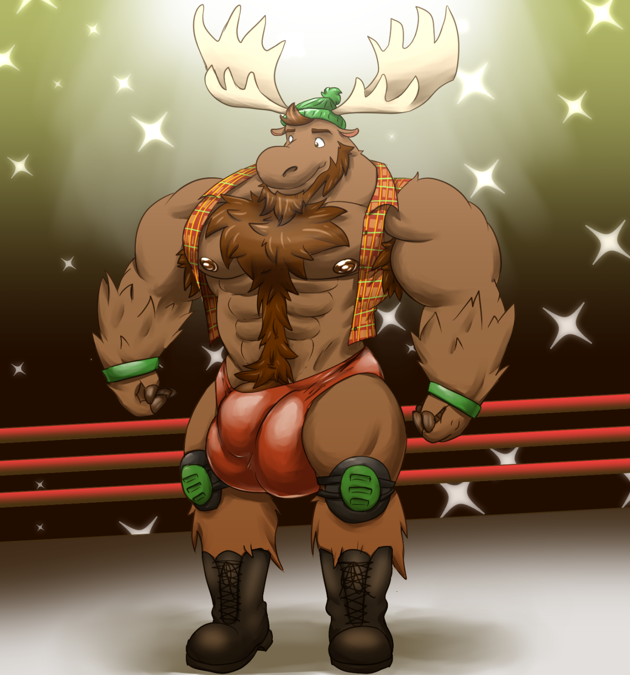 drakita:  a moose design commission I got payed for making. pretty happy how it turned