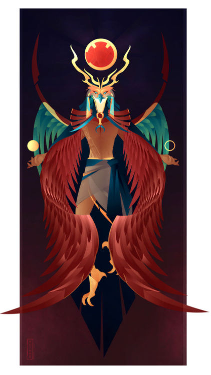 reapercollection:  Egyptian gods by Yliade