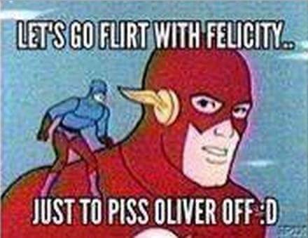 thatee:  Atom and Flash know how to mess with Ollie head