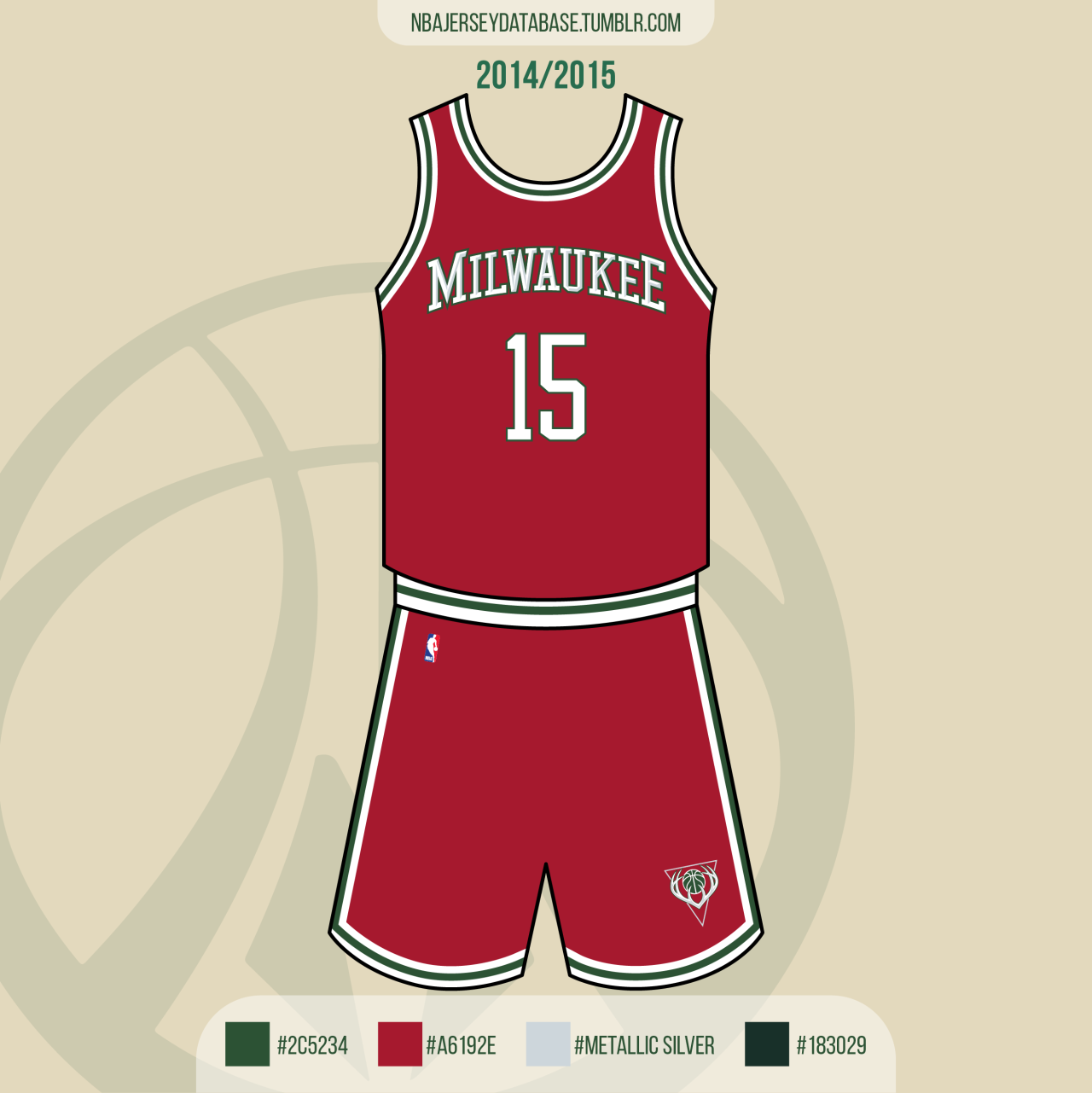 milwaukee bucks alternate jersey