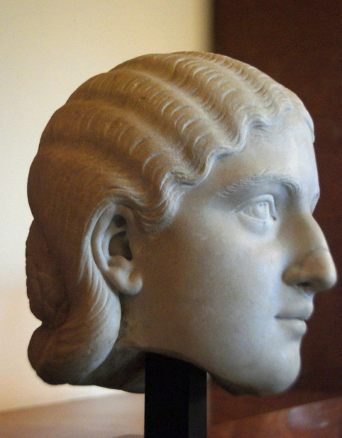 Empress Sallustia Orbiana, wife of Alexander Severus. 225-229 AD. Marble. Musée du Louvre, Paris. In