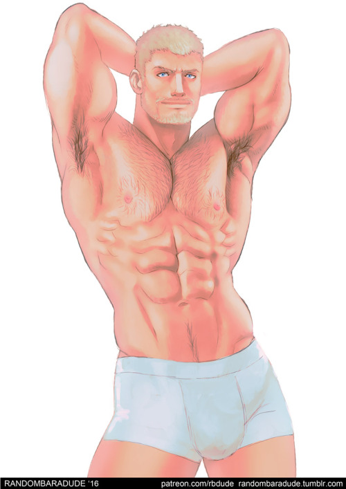 randombaradude:A dude showing his underwear. Nude version first at Patreon :PAlso, I forgot to menti