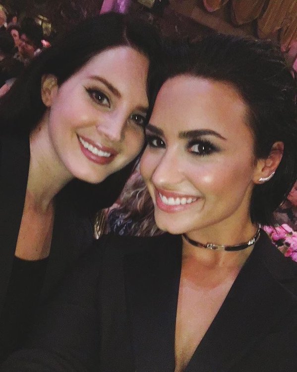 only-lana-del-rey:    Demi Lovato and Lana Del Rey    