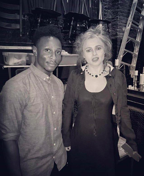 Helena Bonham Carter at ‘Hamilton: An American Musical’ | Richard Rogers Theatre.