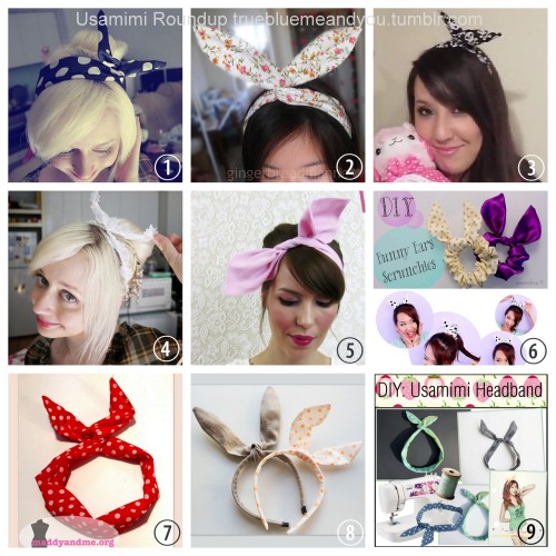 DIY 9 Bunny Ears or Usamimi Headbands Roundup. You can widen the &ldquo;ears&rdquo; and make somethi